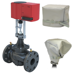 Bray SSM-250-A250-H-77C/GASEX24-450-A-WS 2.5" Flanged ANSI 250 | 76.99 GPM PICV | H Cartridge | NC | Linear Actuator | 24 VAC Floating;Modulating;On/Off | Fail Closed | SWes;Enclosed Terminal Strip;Time Out  | Blackhawk Supply