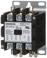 42CF35AL | Contactor | 42DP | 40A | 3P | Open | 277V | Siemens Electrical