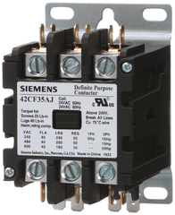 Siemens Electrical 42CF35AL Contactor | 42DP | 40A | 3P | Open | 277V  | Blackhawk Supply