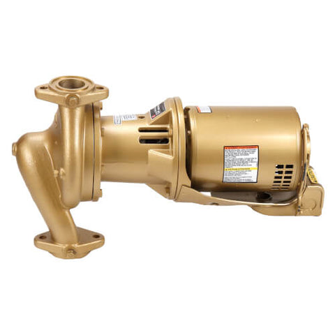 Bell & Gossett 1EF050LF 1/2 HP Be608T Series e-60 Bronze 1-1/2" x 5-1/4" In-Line Pump (3 PH, 208-230/460V)  | Blackhawk Supply