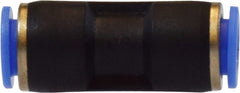 Midland Metal Mfg. 20022C 3/8 X 1/4 P-I UNION, Brass Fittings, Composite Body Push In Fittings, Union  | Blackhawk Supply