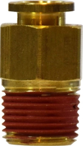 Midland Metal Mfg. 20054 1/4 X 1/8 PUSH-IN X MIP ADAPTER  | Blackhawk Supply