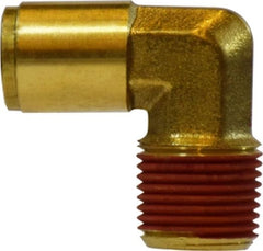 Midland Metal Mfg. 20064 1/2 X 1/2 (PUSH-IN X MIP ELBOW), Brass Fittings, Brass Push In Fittings, Fixed Male Elbow  | Blackhawk Supply