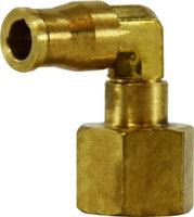 20089S | 1/4 X 1/8 SW FE ELBOW, Brass Fittings, Brass Push In Fittings, Fe Swivel Elbow | Midland Metal Mfg.