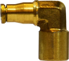 Midland Metal Mfg. 20089 1/4 X 1/8 (PUSH-IN X FIP ELBOW), Brass Fittings, Brass Push In Fittings, Female Elbow  | Blackhawk Supply