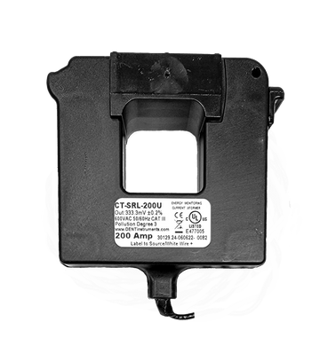 Dent CT-SRL-200-U 200A Revenue Grade Split Core Rectangular Hinged Current Transformers  | Blackhawk Supply