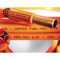 38X50CTD | Coil Tubing Oil Pro-Tec Polyethylene Coated Copper 3/8 Inch x 50 Foot Orange | Kamco