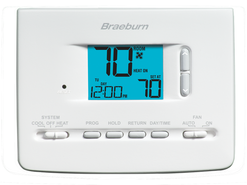 Braeburn 2020NC Builder 5-2 Day Programmable Thermostat 1H / 1C Pack of 12 | Blackhawk Supply