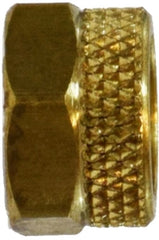 Midland Metal Mfg. 20223 1/2 POLY-FLO NUT ONLY, Brass Fittings, Flareless, Nut   | Blackhawk Supply