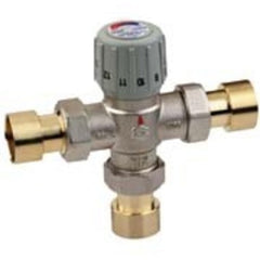 RESIDEO AM101R-US-1/U Mixing Valve AM-1R Proportional 3/4 Inch Nickel Plated Brass Union Sweat EPDM 150 Pounds per Square Inch  | Blackhawk Supply