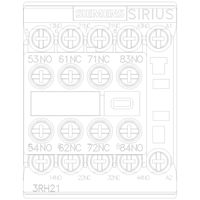 3RH23441AK200KA0 | CONT RELAY 4NO+4NC 120V SZ00 SCREW TERM | Siemens Electrical