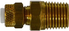 Midland Metal Mfg. 20272 1/4 X 1/4 (POLY-FLO X MIP ADAPT), Brass Fittings, Flareless, Male Connector   | Blackhawk Supply