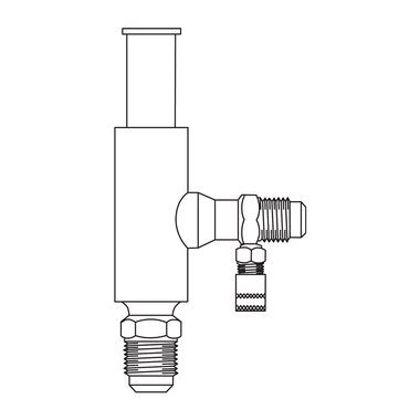 Sporlan 900570 Pressure Regulating Valve CROT-6 Direct Acting 7/8 Inch ODF 0-60 Pounds per Square Inch 900570  | Blackhawk Supply