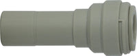 20512P | 3/8X1/4 (PLSTC STEM X P-IN RED), Plastic Fittings, Plastic Push In, Reducer | Midland Metal Mfg.