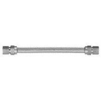 20-2222-48 | Gas Connector Safety System 3/8 x 48 Inch Female Stainless Steel for Home Appliances gas Dryer and Water Heater | Dormont