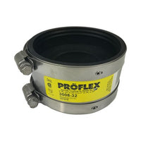 3008-32 | Coupling Proflex Shielded 3 x 2 Inch Plastic/Steel/E x tra Heavy Cast Iron to Cast Iron | Fernco