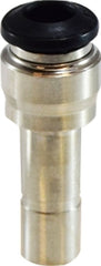 Midland Metal Mfg. 20758N 8MM STUD X 6 MM OD P-I REDUCER N-PLTD, Brass Fittings, Nickel Plated Push In Fittings, METRIC REDUCER  | Blackhawk Supply