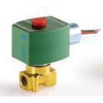 ASCO 8210B021AC120/60D Solenoid Valve 8210 2-Way Brass 3/8 Inch NPT Normally Closed 120 Alternating Current NBR  | Blackhawk Supply