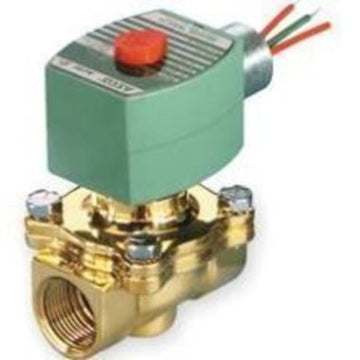 ASCO 8030G003 Solenoid Valve 8030 2-Way Brass 3/4 Inch NPT Normally Closed 120 Alternating Current NBR  | Blackhawk Supply