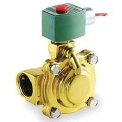 ASCO 8210G008-24DC Solenoid Valve 8210 2-Way Brass 1-1/4 Inch NPT Normally Closed 24 Direct Current NBR  | Blackhawk Supply