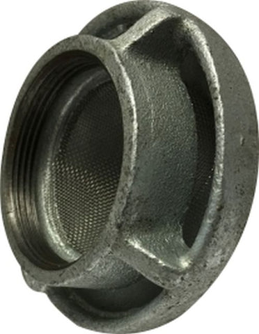 Midland Metal Mfg. 21178 2 GALVANIZED VENT CAP, Nipples and Fittings, Galvanized 150# Malleable Fitting, Mushroom Vent Caps  | Blackhawk Supply