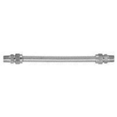 Dormont 30-3131-18 Gas Connector SuprSafe 30 1/2x18" MIP Stainless Steel  | Blackhawk Supply