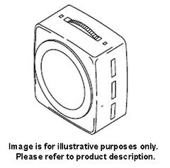 Schneider Electric 2212-619-1 Pneumatic Room Thermostat Kit - Reverse Acting, Includes thermostat, 22-1033 full dial cover with blank cover conversion, and 22-023 conversion kit.  | Blackhawk Supply