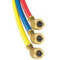 CCLE-72 | Charging Hose Set High Pressure EnviroSafe 72 Inch Kevlar Red/Yellow/Blue 800 Pounds per Square Inch | J/B Industries SAE Fittings