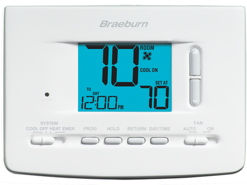 Braeburn 2220 Economy Universal Programmable Thermostat 2H / 2C  | Blackhawk Supply