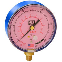 M2-410 | Pressure Gauge Compound 2-1/2 Inch 1/8 Inch MPT Stem Mount Dry Steel | J/B Industries SAE Fittings