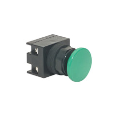 C3 Controls 22PBNO-XMGN 22PBNO-XMGN - 22MM PUSHBUTTON. MUSH CAP GREEN  | Blackhawk Supply