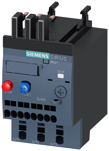 Siemens Electrical 3RU21161GC0 OVERLOAD RELAY CL10 S00 4.5-6.3A SPRNG  | Blackhawk Supply