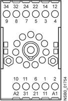 LZS:MT78750 | PLUG-IN BASE FOR MOUNTING | 11 PIN | Siemens Electrical