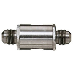 Watts SD2MF-38 Backflow Preventer SD-2 3/8 Inch Stainless Steel Dual Check Male Flare 200 Pounds per Square Inch for Carbonated Beverage Machines  | Blackhawk Supply