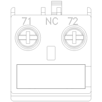 3RH29111AA01 | AUXILIARY SWITCH 1NC WIRE TOP SCREW | Siemens Electrical