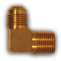 249X10 | 5/8 FL X 1/2 MPT ELBOW SAE MAF/USA Mid-America Fittings Made in USA | Midland Metal Mfg.