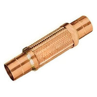 1X8BSW | Hose Bronze Flex 1 x 8 Inch Copper Sweat | Flex Hose