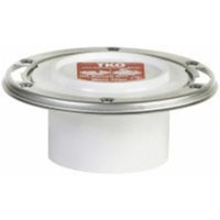 884-PTM | Closet Flange TKO 884 with Stainless Steel Ring 3 x 4 Inch PVC | Sioux Chief