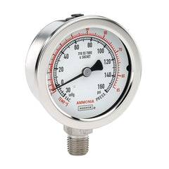 NOSHOK 25-400-30/160-AMMONIA Pressure Gauge  | Blackhawk Supply