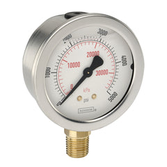 NOSHOK 25-901-1000-psi/kPa-MIP-BP3 Pressure Gauge  | Blackhawk Supply