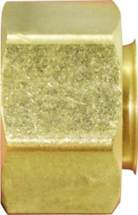 Midland Metal Mfg. 26003 1/4 CAPTIVE SLEEVE NUT, Brass Fittings, Compression, Captive Sleeve Nut  | Blackhawk Supply