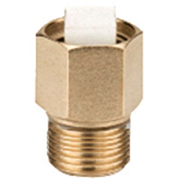 Hydronic Caleffi 561402A Check Valve 1/2 Inch Male x Female Brass 150 Pounds per Square Inch 230 Degrees Fahrenheit for 502 Series  | Blackhawk Supply