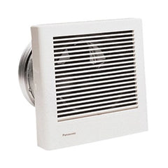 Panasonic FV-08WQ1 Ventilation Fan WhisperWall Wall Mounted 70 CFM 120 Volt 8 Inch Galvanized Steel  | Blackhawk Supply