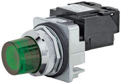 Siemens Electrical 52PL5L3 PILOT LIGHT | LED MOD 24V | GREEN | GLASS  | Blackhawk Supply