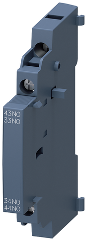 Siemens Electrical 3RV29011B LATERAL AUXILIARY SWITCH 2NO SCREW  | Blackhawk Supply