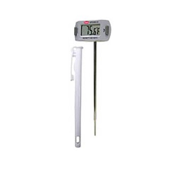 Cooper Instrument DPS300 Pocket Thermometer Test with 5 Inch Stem -40 to 302 Degrees Fahrenheit ABS Plastic Digital  | Blackhawk Supply