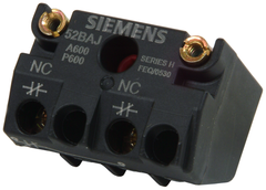 Siemens Electrical 52BAJ CLASS 52 | CONTACT BLOCK-NC  | Blackhawk Supply