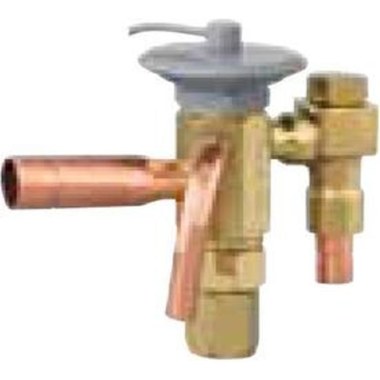 Sporlan 108624 Expansion Valve SBF Thermostatic 108624 3/8 x 1/2 Inch Extended ODF Solder R-404A External  | Blackhawk Supply