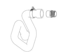 Lennox 27W18 Lennox LB-65843E, EPDM Condensate Drain Trap  | Blackhawk Supply