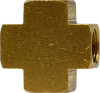 28042 | 1/4 FIP BS CROSS, Brass Fittings, Pipe, Cross | Midland Metal Mfg.